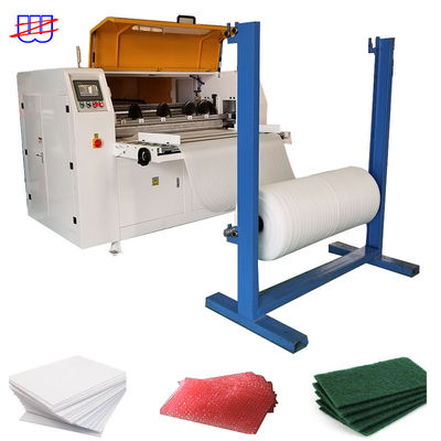 CNC 완전 자동 PLC 제어 공기 거품 필름 절단 및 절단 기계 100mm 롤